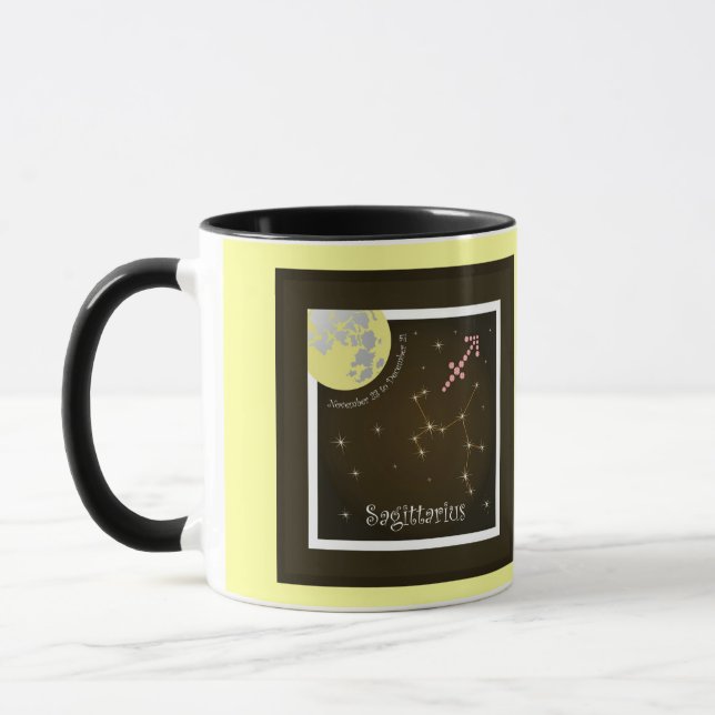 Caneca Sagittarius novembro 23 to December de 21 taça (Esquerda)