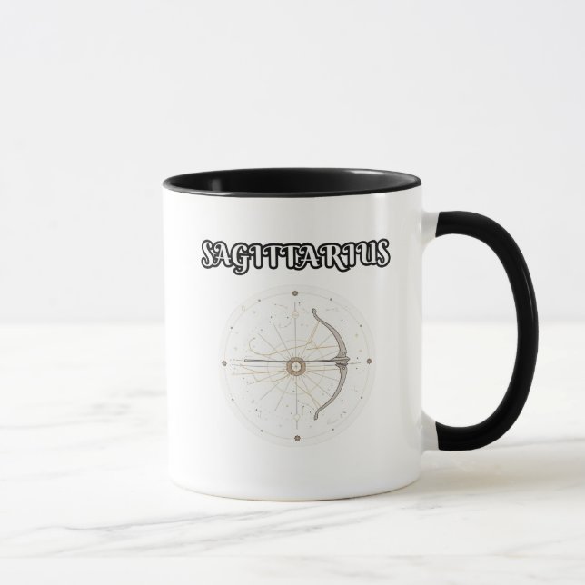 Caneca sagittarius zodiac (Direita)