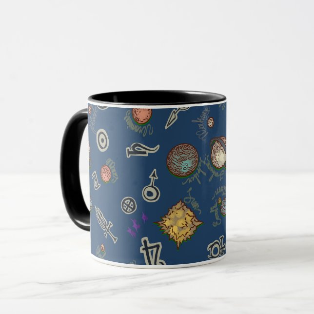 Caneca Salada espacial (Frente Esquerda)
