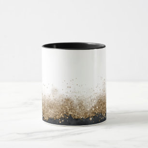 Caneca Salão de Cabeleireiro Dourado & Preto