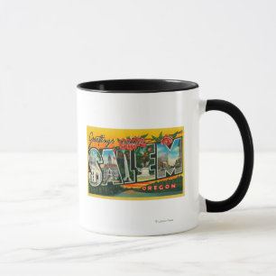 Caneca Salem, letra ScenesSalem de OregonLarge, OU