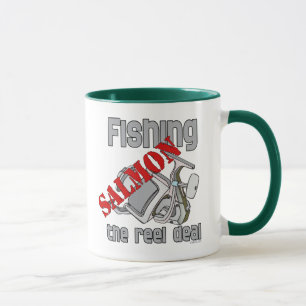 Caneca Salmão De Pesca Camarão De Pesca Do Enguia