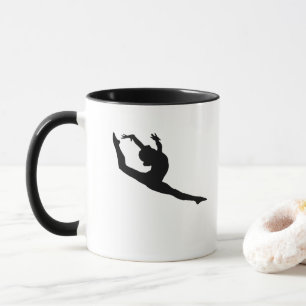 Caneca Salto - Uma Mug Inspiracional de Gymnast/ Dançer
