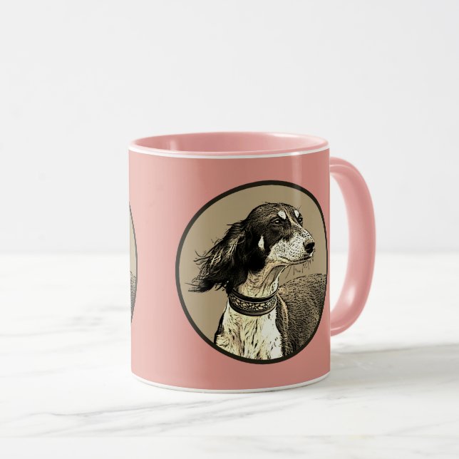 Caneca Saluki recortar (Frente Esquerda)