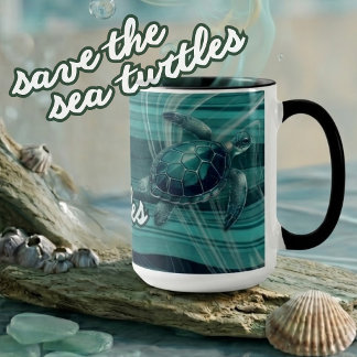 Caneca Salve a Tartaruga Marinha