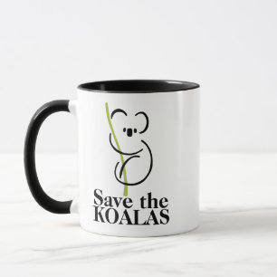 Caneca Salve o Mug Koalas