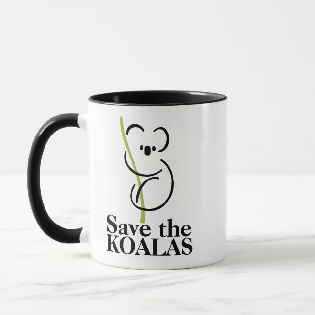 Caneca Salve os Coalas (Esquerda)