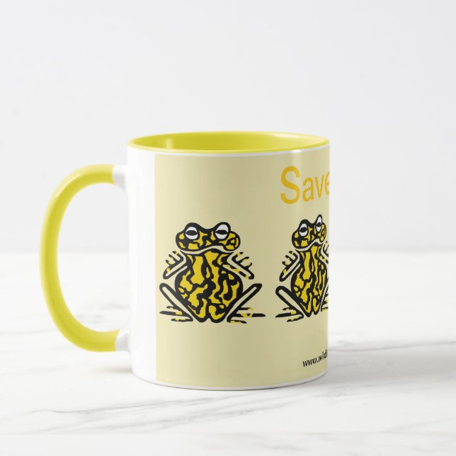 Caneca Salve SAPOS - Vida selvagem - Natureza - Ecologia  (Esquerda)