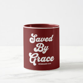 Caneca Salvo por Grace Ephesianos 2:8-9