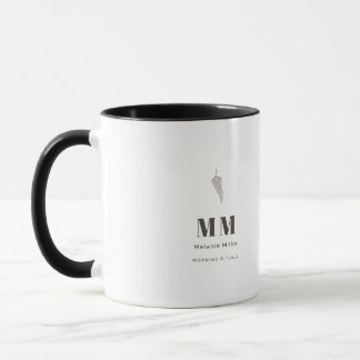 Caneca Samambaia Botânica Tonalidade Terrosa da Duna de M