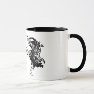 Caneca Samurai 1 do manga de Hokusai