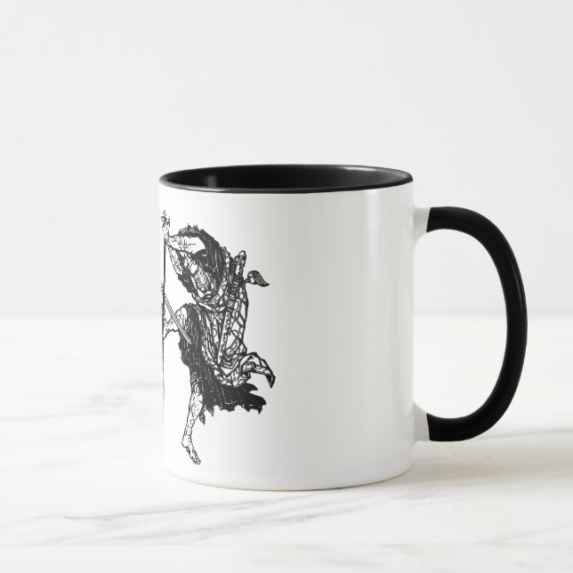 Caneca Samurai 1 do manga de Hokusai (Direita)