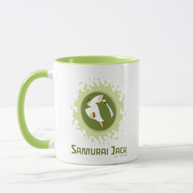 Caneca Samurai Jack Leaping Graphic (Esquerda)