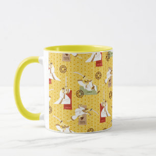 Caneca Samurai Jack Sword Poses Character Art Pattern