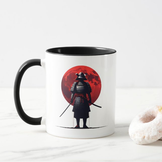 Caneca Samurai japonês (Com Donut)