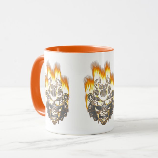 Caneca Samurai Warrior (Frente Esquerda)