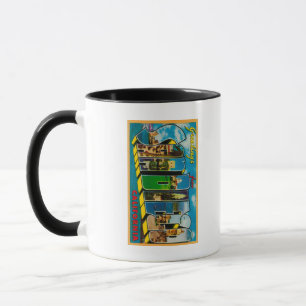 Caneca San Diego, Califórnia - Cenas em Larga Letra