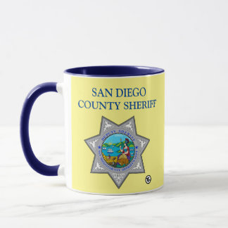 Caneca San Diego County Xeriff Mug