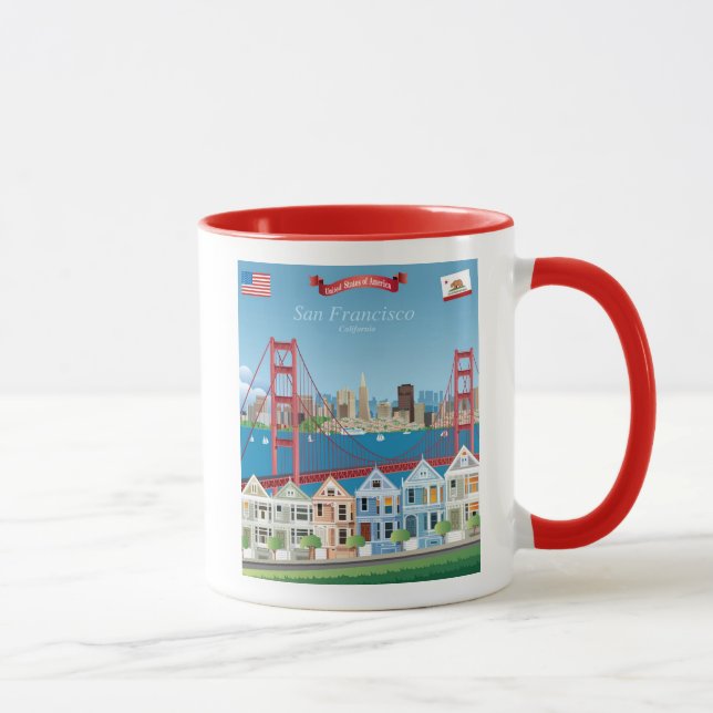 Caneca San Francisco, CA | a cidade pela baía (Direita)