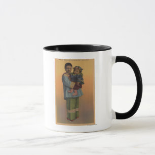 Caneca San Francisco, mulher de CAChinese & bebê