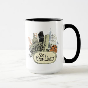 Caneca San Francisco tirado mão