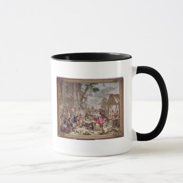 Caneca Sancho Panza e vendedor da porca (Direita)