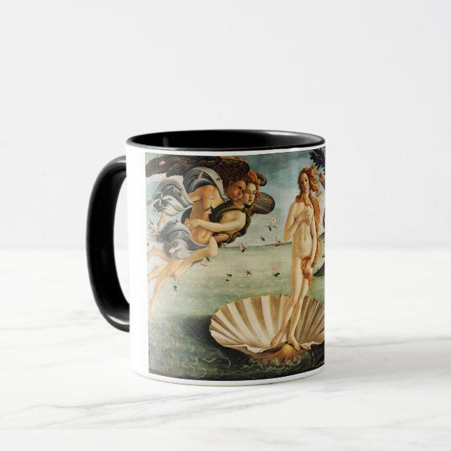 Caneca Sandro Botticelli "O Nascimento de Vênus" (Frente Esquerda)