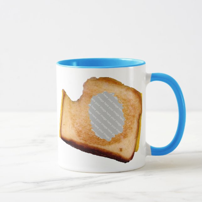 Caneca Sanduíche grelhado customizável do queijo (Direita)