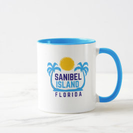 Caneca Sanibel Island Flórida Café Mug