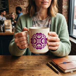 Caneca Sankofa Adinkra Mandala - Patrimônio Africano