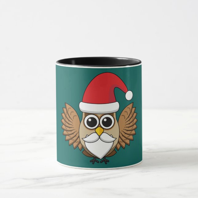 Caneca Santa Claus Owl (Centro)