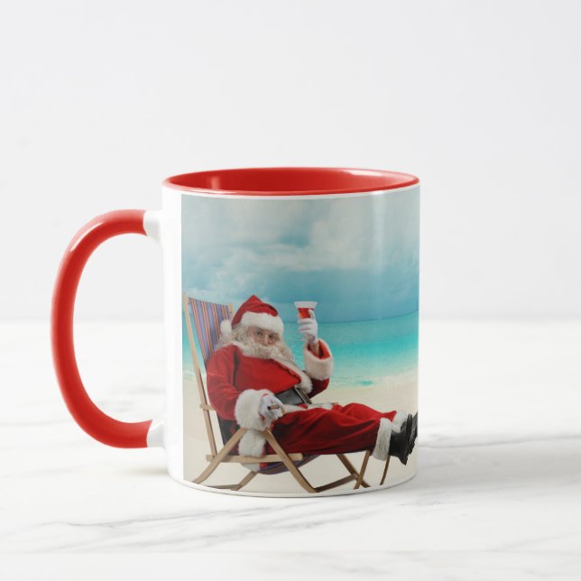 Caneca Santa Claus Summer (Esquerda)
