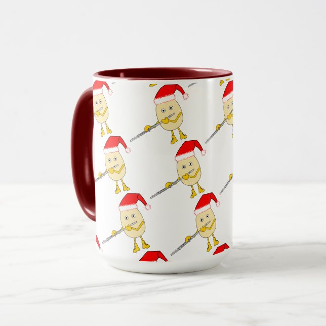 Caneca Santa Hat Flute Egghead (Frente Esquerda)