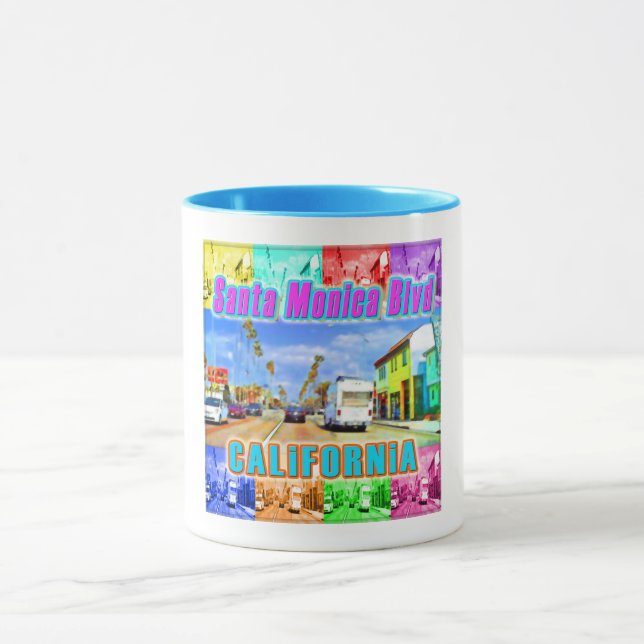 Caneca "Santa Monica Blvd 3" Copo (Centro)