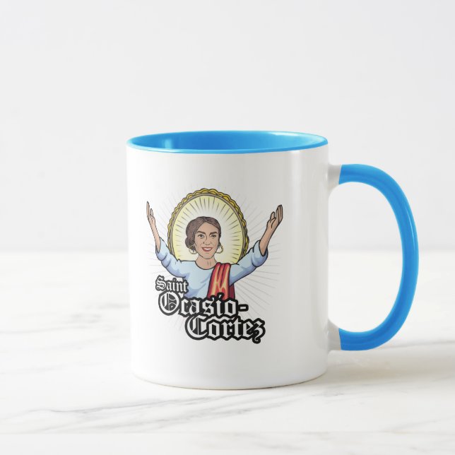Caneca Santa Ocasio-Cortez (Direita)
