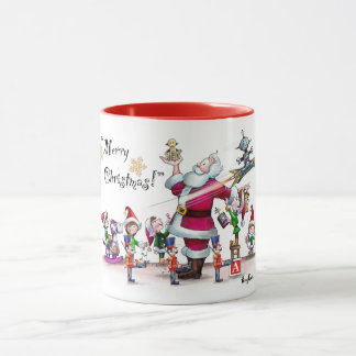 Caneca Santa’s Toy Shp Mug