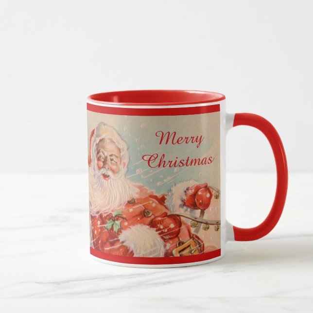 Caneca Santas Sleigh Ride Holiday Mug (Direita)