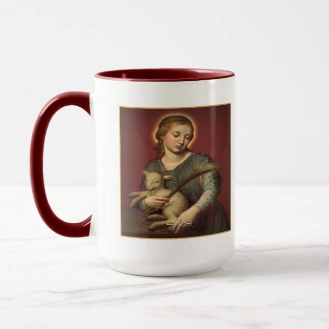 Caneca Santo Agnes de Roma (Esquerda)