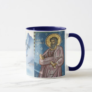 Caneca Santo Andrew, Santo católico Coffee Mug