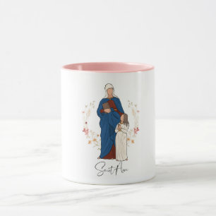Caneca Santo Anne, Mug de café católico