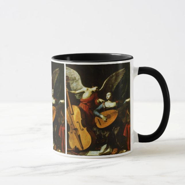 Caneca Santo Cecilia e o Anjo de Carlo Saraceni (Direita)