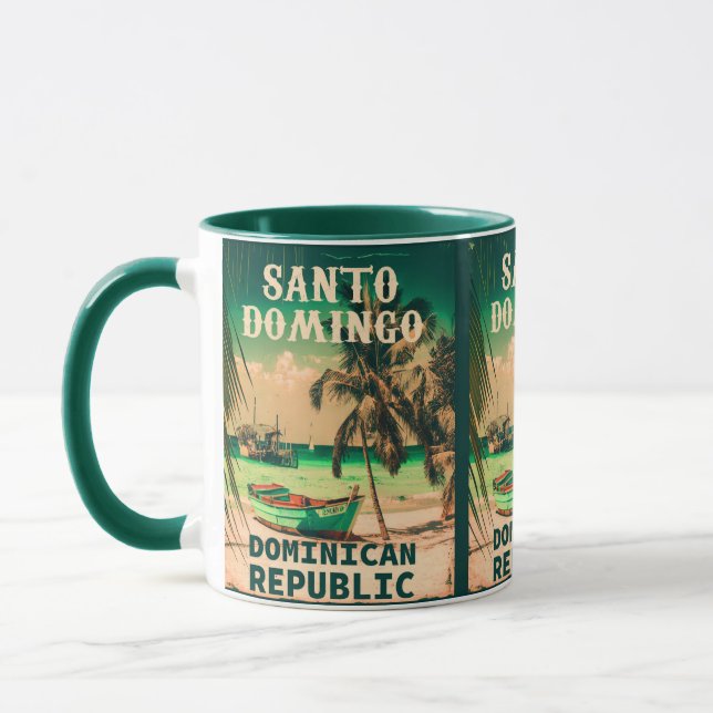 Caneca Santo Domingo Dominicano Retro 60s Vintage (Esquerda)