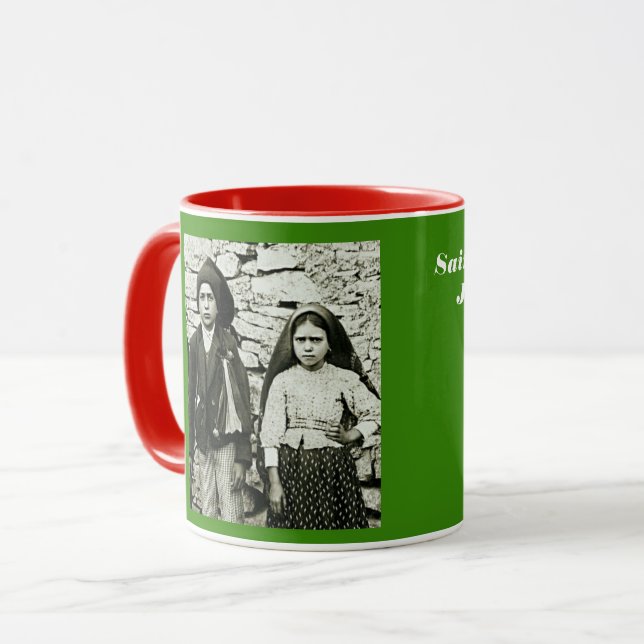 Caneca Santo Francisco Marto e Santo Jacinta Marto (Frente Esquerda)