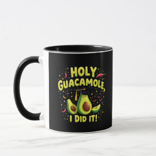 Caneca Santo Guacamole Eu Fiz Isso Graduação Cinco De May