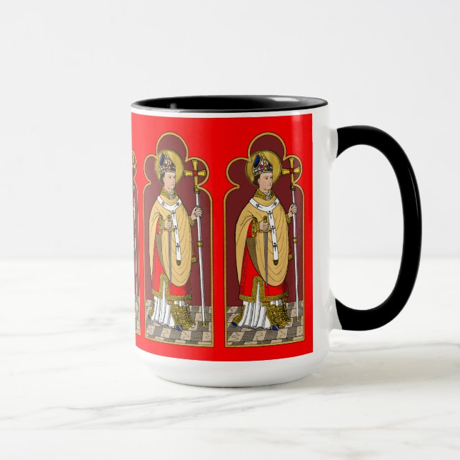 Caneca Santo Tomás Becket com Espada (M 033; Colorido) (Direita)