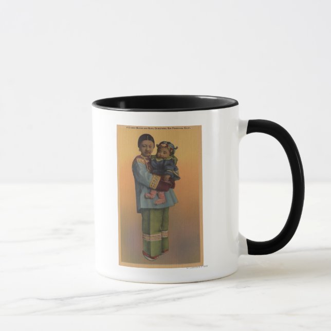 Caneca São Francisco, CAChinesa Mulher e Bebê (Direita)