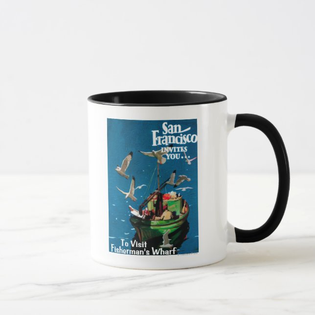 Caneca São Francisco, Califórnia, Pescador (Direita)