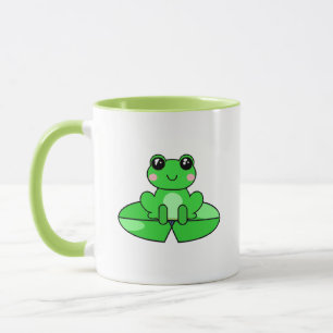 Caneca Sapo Cute Personalizado Nome no coração