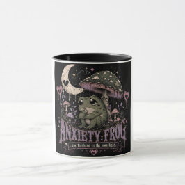 Caneca Sapo de Ansiedade Design Luar Pensativo