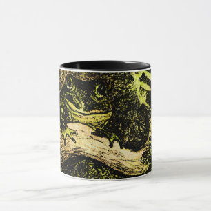 Caneca Sapo de Arte Neerlandesa em Árvore